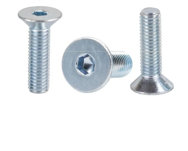 DIN 7991 Blue-White Zinc Plated Countersunk Socket Head Cap Screws high quality