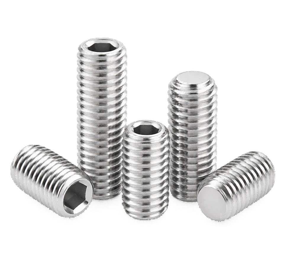 DIN913 Hexagon Socket Set Screws With Flat Point