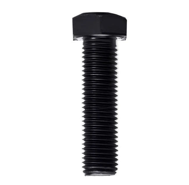 DIN933 Carbon Steel Grade 4.8 With Black Plated Hex Bolt Full Thread high quality