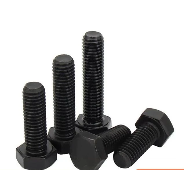 DIN933 Carbon Steel Grade 4.8 With Black Plated Hex Bolt Full Thread best