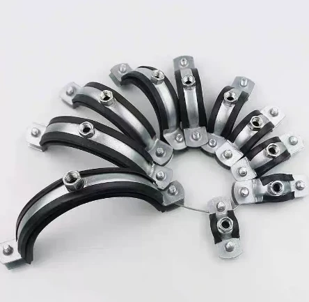 Galvanized Threaded Rod Hanger Clamp M8 M10 O Type Pipe Support Bracket For Drainage And Plumbing Systems high quality
