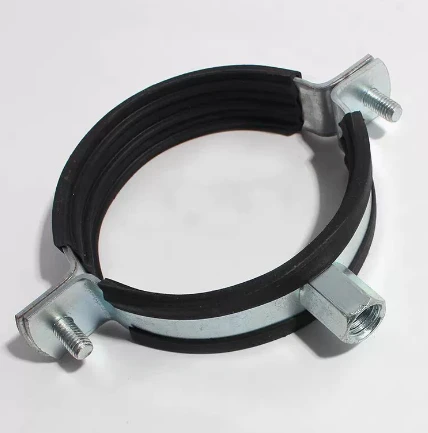 Galvanized Threaded Rod Hanger Clamp M8 M10 O Type Pipe Support Bracket For Drainage And Plumbing Systems