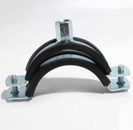 Galvanized Threaded Rod Hanger Clamp M8 M10 O Type Pipe Support Bracket For Drainage And Plumbing Systems suppliers