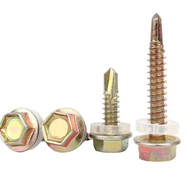 Hex Flange Head Self Drilling Screws With PVC Washer best