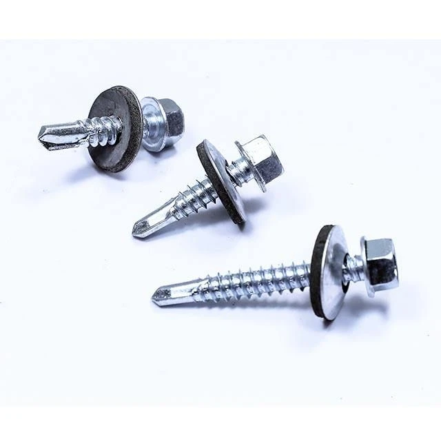 Hex Flange Head Self Drilling Screws with Epdm Metal Bonded Washer