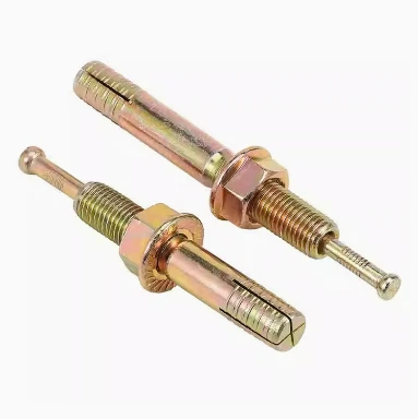 Yellow Zinc Hammer Drive Expansion Anchor Set – Hollow & Solid Wall Kit